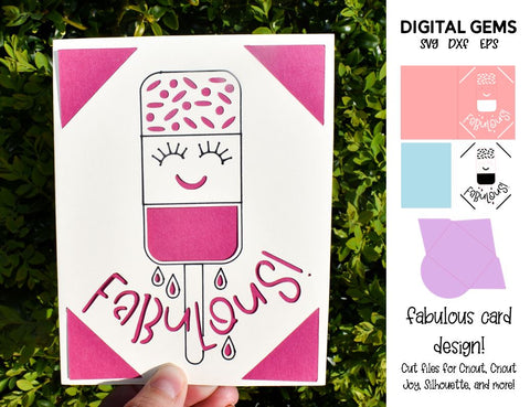 Fabulous card SVG Digital Gems 