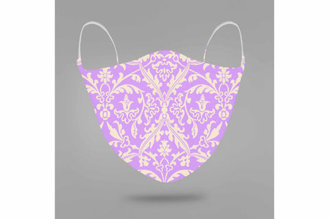 Face Mask Sublimation Designs - Shades of Purple PNG Files Sublimation Digital Honeybee 