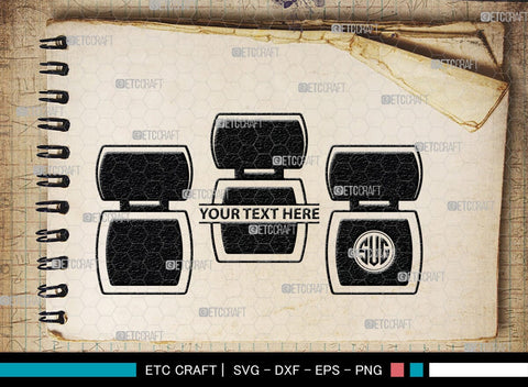 Face Powder Mirror Monogram, Face Powder Mirror Silhouette, Face Powder Mirror SVG, Face Powder Svg, Mirror Svg, Fashion Svg, SB00191 SVG ETC Craft 