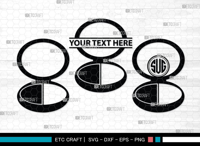 Face Powder Mirror Monogram, Face Powder Mirror Silhouette, Face Powder Mirror SVG, Face Powder Svg, Mirror Svg, Fashion Svg, SB00191 SVG ETC Craft 
