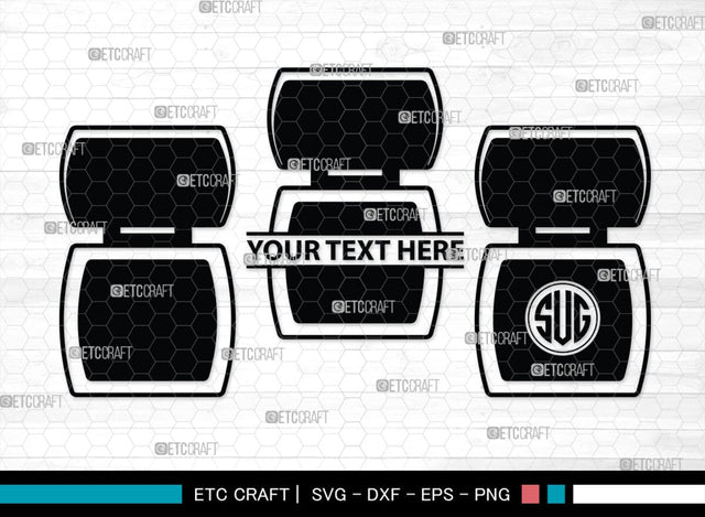 Face Powder Mirror Monogram, Face Powder Mirror Silhouette, Face Powder Mirror SVG, Face Powder Svg, Mirror Svg, Fashion Svg, SB00191 SVG ETC Craft 