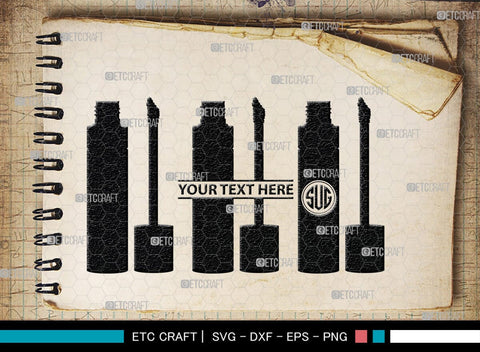 Face Powder Mirror Monogram, Face Powder Mirror Silhouette, Face Powder Mirror SVG, Face Powder Svg, Mirror Svg, Fashion Svg, SB00191 SVG ETC Craft 