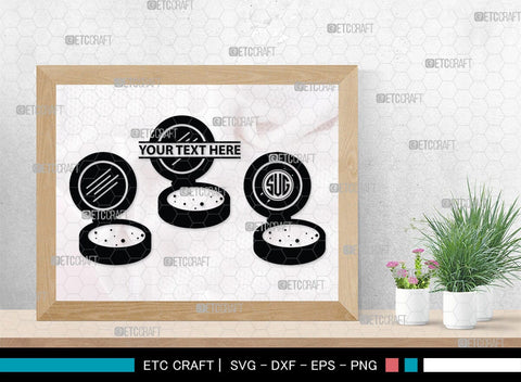 Face Powder Mirror Monogram, Face Powder Mirror Silhouette, Face Powder Mirror SVG, Face Powder Svg, Mirror Svg, Fashion Svg, SB00191 SVG ETC Craft 