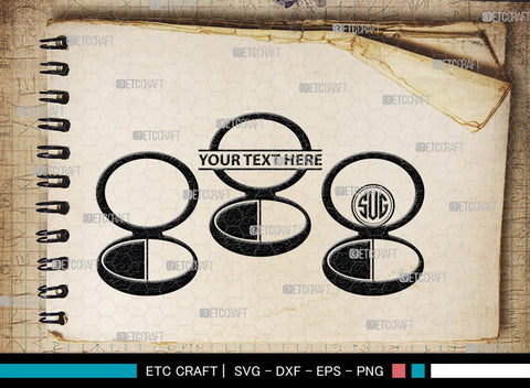 Face Powder Mirror Monogram, Face Powder Mirror Silhouette, Face Powder Mirror SVG, Face Powder Svg, Mirror Svg, Fashion Svg, SB00191 SVG ETC Craft 