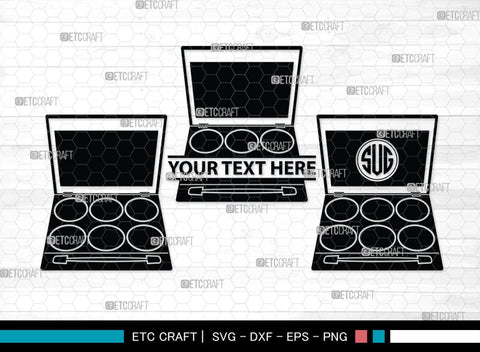 Face Powder Mirror Monogram, Face Powder Mirror Silhouette, Face Powder Mirror SVG, Face Powder Svg, Mirror Svg, Fashion Svg, SB00191 SVG ETC Craft 