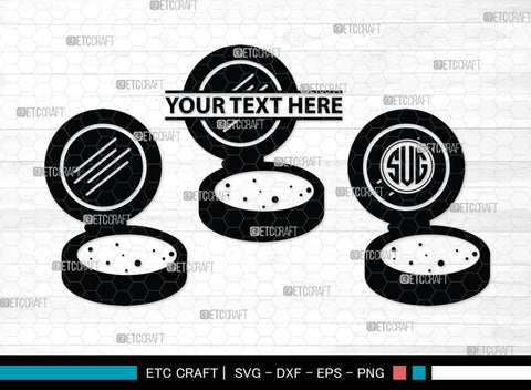 Face Powder Mirror Monogram, Face Powder Mirror Silhouette, Face Powder Mirror SVG, Face Powder Svg, Mirror Svg, Fashion Svg, SB00191 SVG ETC Craft 