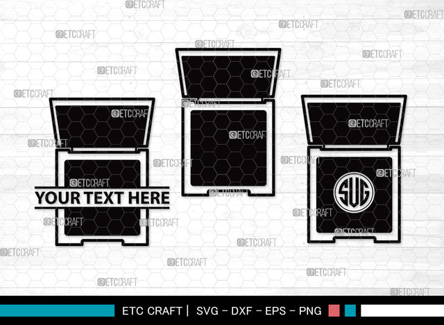 Face Powder Monogram SVG | Face Powder Mirror SVG Svg | Mirror Svg | Cosmetic Svg | Beauty Svg | Makeup Svg | Fashion Svg | Face Powder Monogram SVG ETC Craft 