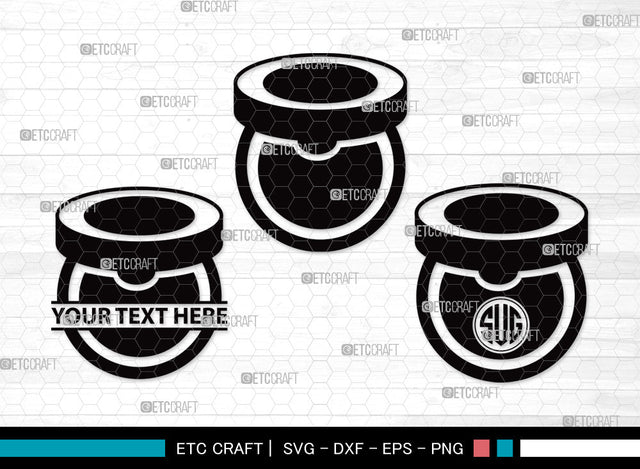 Face Powder Monogram SVG | Face Powder Mirror SVG Svg | Mirror Svg | Cosmetic Svg | Beauty Svg | Makeup Svg | Fashion Svg | Face Powder Monogram SVG ETC Craft 