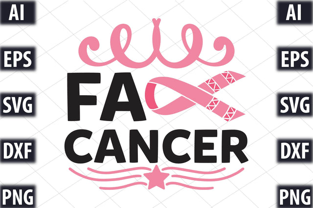 Fack Cancer SVG SVGista 