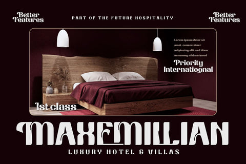 Fadetho | Display Font Font twinletter 