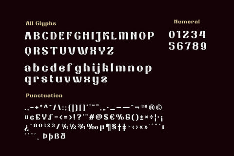 Fadetho | Display Font Font twinletter 