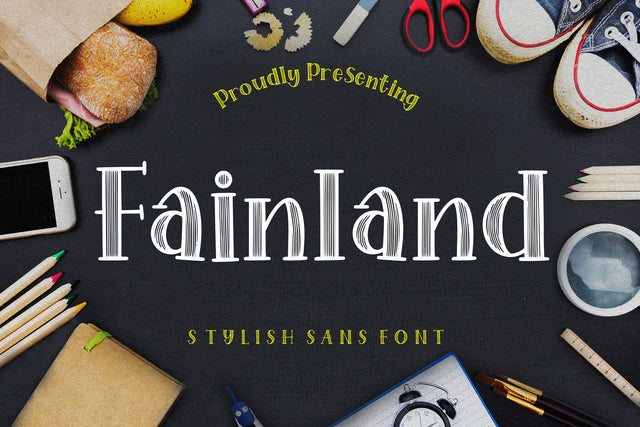 Fainland Stylish Sans Font Creatype Studio 