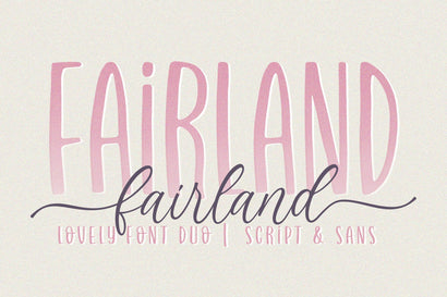 Fairland - Sweet Font Duo Font Subectype Studio 