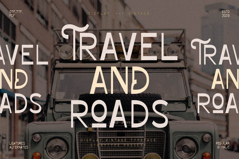 Fairly Journey Typeface Font Storytype Studio 
