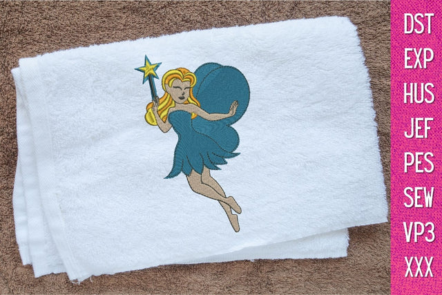 Fairy 2 Embroidery Designs Embroidery/Applique DESIGNS SvgOcean 