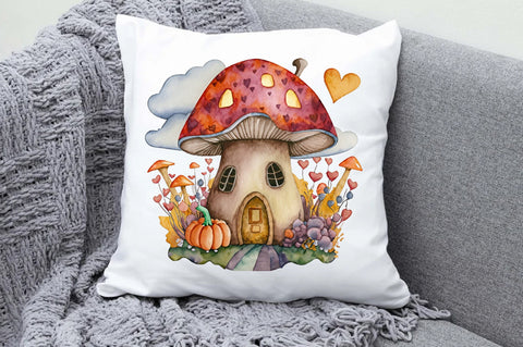 Fairy Autumn Mushroom House Sublimation Vol-1 Sublimation Jagonath Roy 