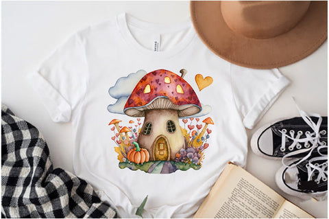 Fairy Autumn Mushroom House Sublimation Vol-1 Sublimation Jagonath Roy 