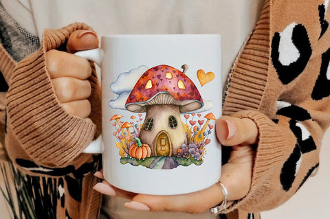 Fairy Autumn Mushroom House Sublimation Vol-1 Sublimation Jagonath Roy 