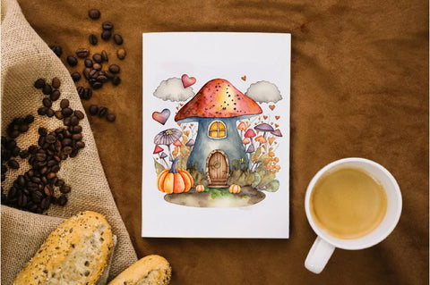 Fairy Autumn Mushroom House Sublimation Vol-2 Sublimation Jagonath Roy 