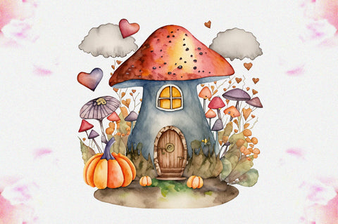 Fairy Autumn Mushroom House Sublimation Vol-2 Sublimation Jagonath Roy 