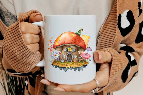 Fairy Autumn Mushroom House Sublimation Vol-3 Sublimation Jagonath Roy 