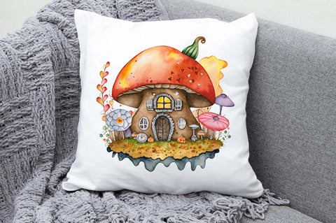 Fairy Autumn Mushroom House Sublimation Vol-3 Sublimation Jagonath Roy 