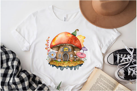 Fairy Autumn Mushroom House Sublimation Vol-3 Sublimation Jagonath Roy 