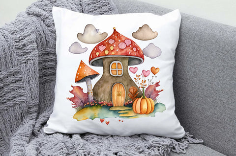 Fairy Autumn Mushroom House Sublimation Vol-4 Sublimation Jagonath Roy 