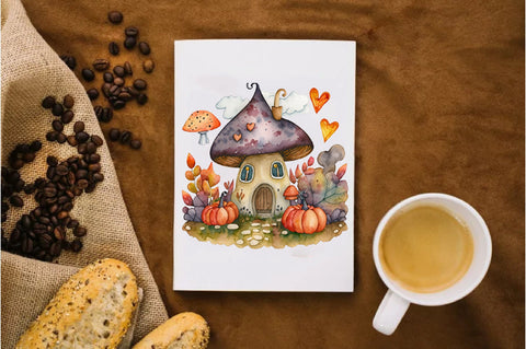 Fairy Autumn Mushroom House Sublimation Vol-5 Sublimation Jagonath Roy 