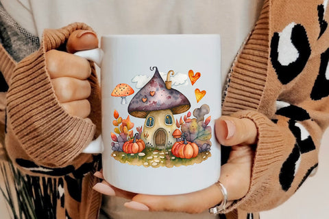 Fairy Autumn Mushroom House Sublimation Vol-5 Sublimation Jagonath Roy 