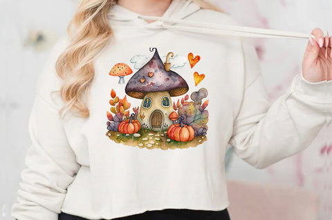 Fairy Autumn Mushroom House Sublimation Vol-5 Sublimation Jagonath Roy 