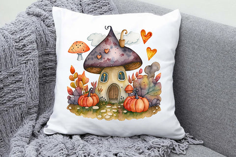 Fairy Autumn Mushroom House Sublimation Vol-5 Sublimation Jagonath Roy 