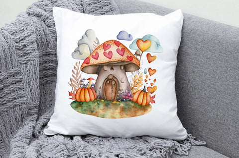Fairy Autumn Mushroom House Sublimation Vol-6 Sublimation Jagonath Roy 