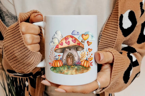 Fairy Autumn Mushroom House Sublimation Vol-6 Sublimation Jagonath Roy 