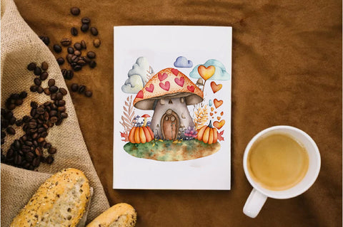 Fairy Autumn Mushroom House Sublimation Vol-6 Sublimation Jagonath Roy 