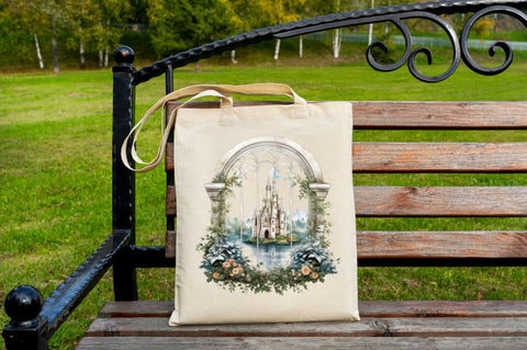 Fairy Castle Window Sublimation Clipart Bundle Sublimation Regulrcrative 