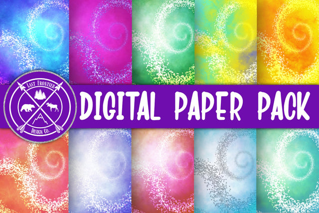 Fairy Dust digital papers|Scrapbooking Papers Digital Pattern Last Frontier Design Co. 