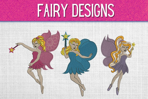 Fairy Embroidery Designs Embroidery/Applique DESIGNS SvgOcean 