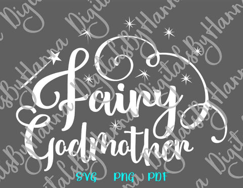 Fairy Godmother Print & Cut SVG Digitals by Hanna 