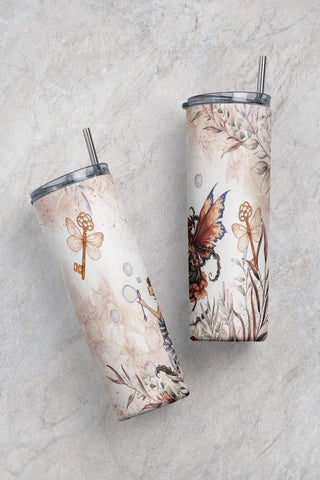 Fairy Keys Skinny Tumbler Design Sublimation CaldwellArt 
