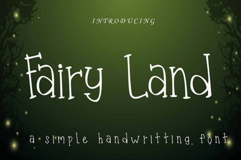 Fairy Land Font Supersemar Letter 