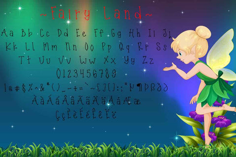 Fairy Land Font Supersemar Letter 