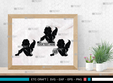 Fairy Monogram, Fairy Silhouette, Fairy SVG, Tooth Fairy Svg, Fairies Svg, Disney Svg, SB00355 SVG ETC Craft 