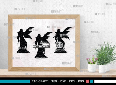 Fairy Monogram, Fairy Silhouette, Fairy SVG, Tooth Fairy Svg, Fairies Svg, Disney Svg, SB00355 SVG ETC Craft 