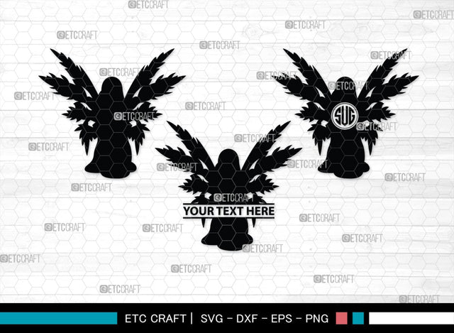 Fairy Monogram, Fairy Silhouette, Fairy SVG, Tooth Fairy Svg, Fairies Svg, Disney Svg, SB00355 SVG ETC Craft 