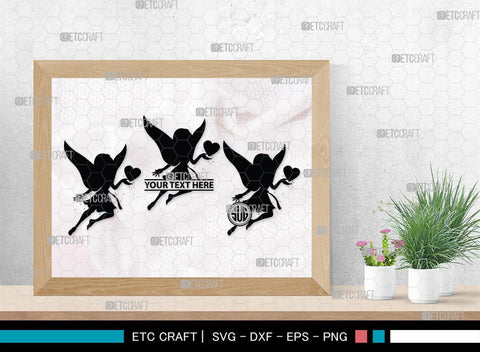 Fairy Monogram, Fairy Silhouette, Fairy SVG, Tooth Fairy Svg, Fairies Svg, Disney Svg, SB00355 SVG ETC Craft 