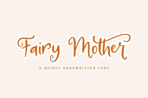 Fairy Mother | Quirky Font Font Jimtype Studio 