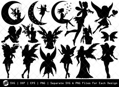 Fairy SVG | Disney SVG | Silhouette Bundle | SVG Cut File SVG ETC Craft 