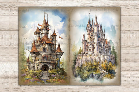 prompthunt: Ephemera enchanted fantasy fairytale scrapbooking