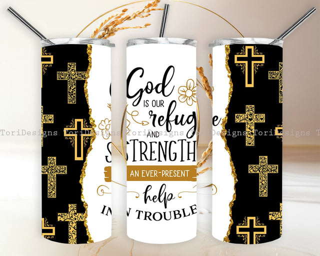 Faith Bible Verse Tumbler Christian PNG Sublimation Design Sublimation ToriDesigns 